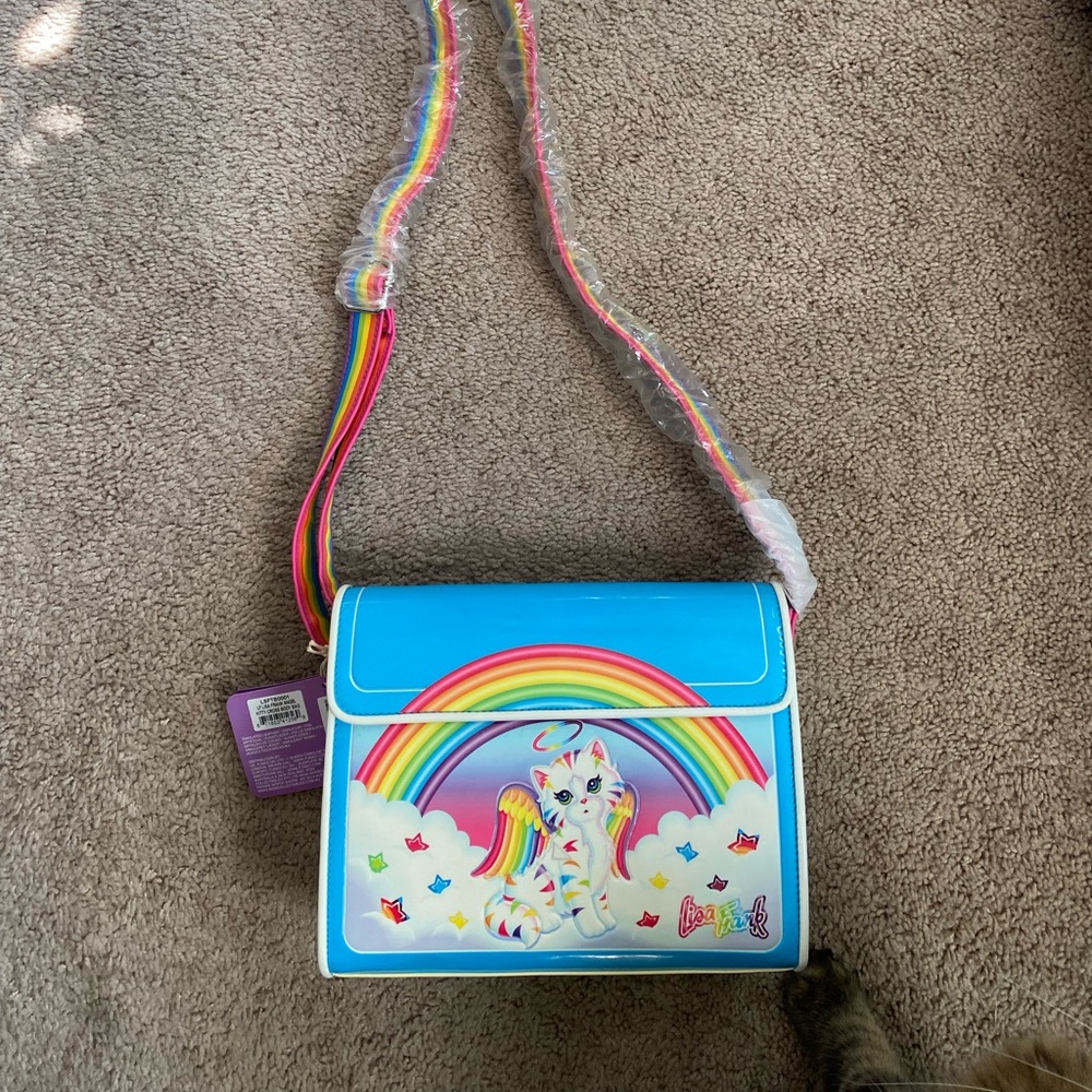 Lisa Frank Loungefly Angel Kitty purse - Picture 3 of 10
